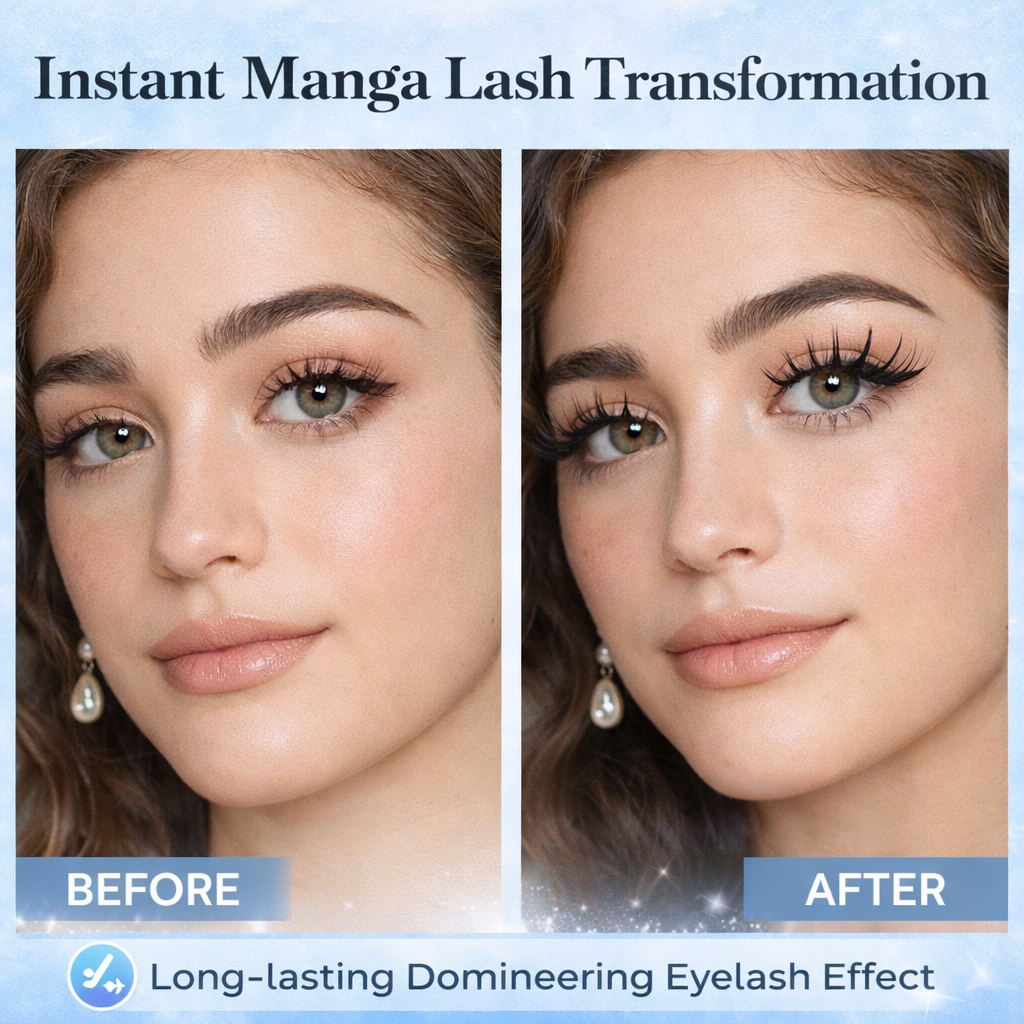 Manga Lash Clusters Kit – Invisible Band Spiky Eyelash Extension Set