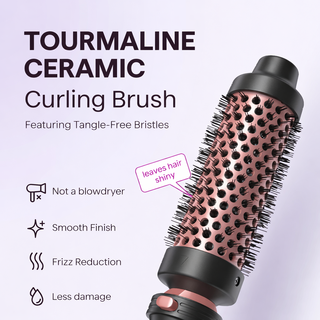 5-in-1 Professional Curling Wand Set – Multi-Style Ceramic Hair Curler with Thermal Brush